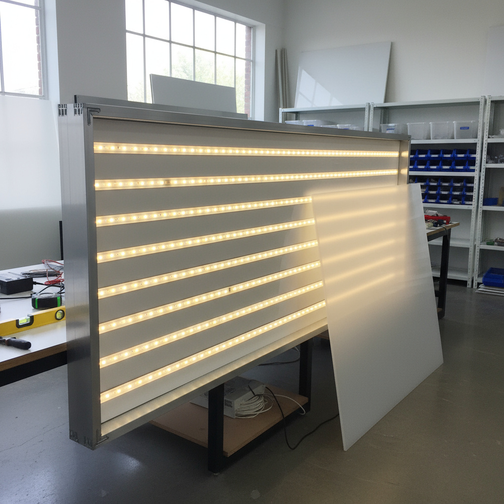 Fertigung einer LED-Lightbox